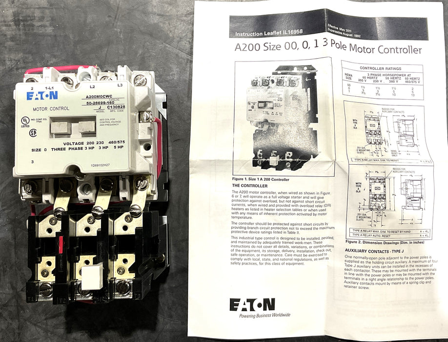 Eaton A200M0CW Starter