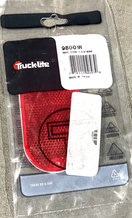 Truck-Lite Oval Reflector Red 98001R