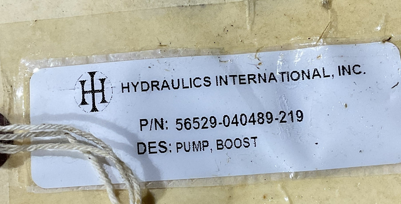 COMMERCIAL SHEARING BOOST PUMP 56529-040489-219 040489-219