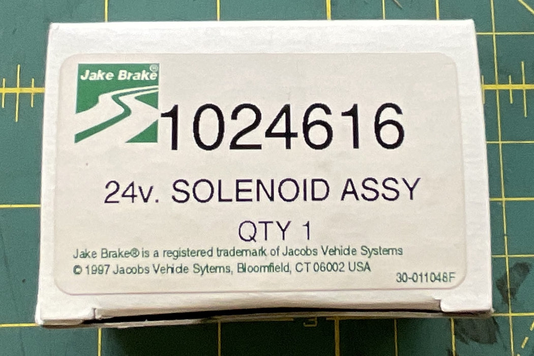 JACOBS BRAKE 1024616 24 VOLT SOLENOID JAKE BRAKE 1024616