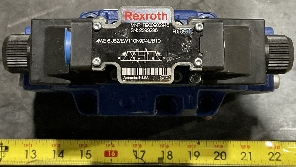 Bosch Rexroth Hydraulics R901225039, 4WEH 6 J62/6EW110N9DAL/B10