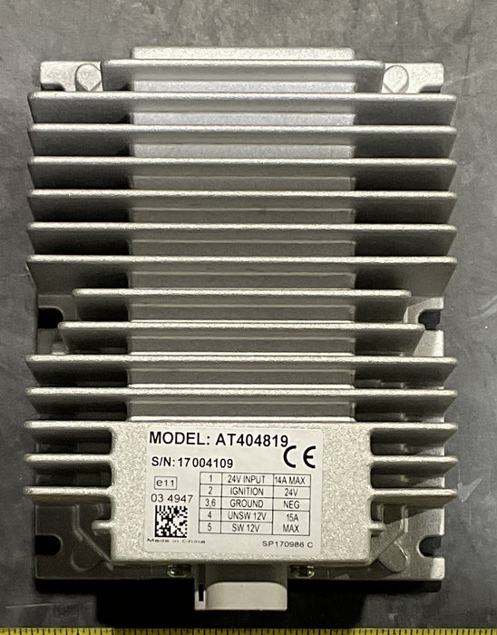 GENUINE JOHN DEERE AT224894 AT404819 Converter, 15 Amp 24/12V