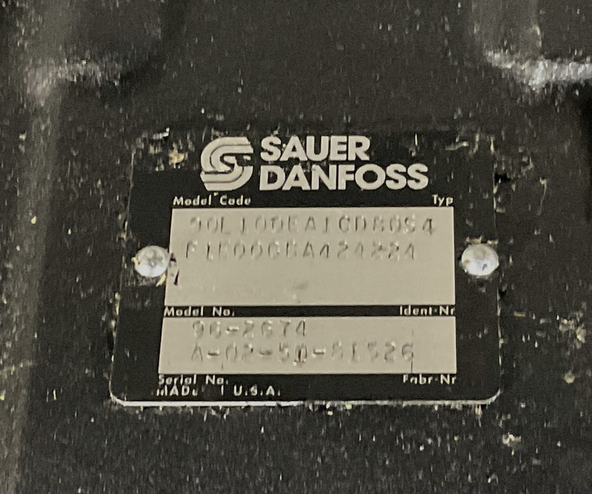 SAUER DANFOSS CLEVELAND TRENCHER ROTARY PUMP 1357662