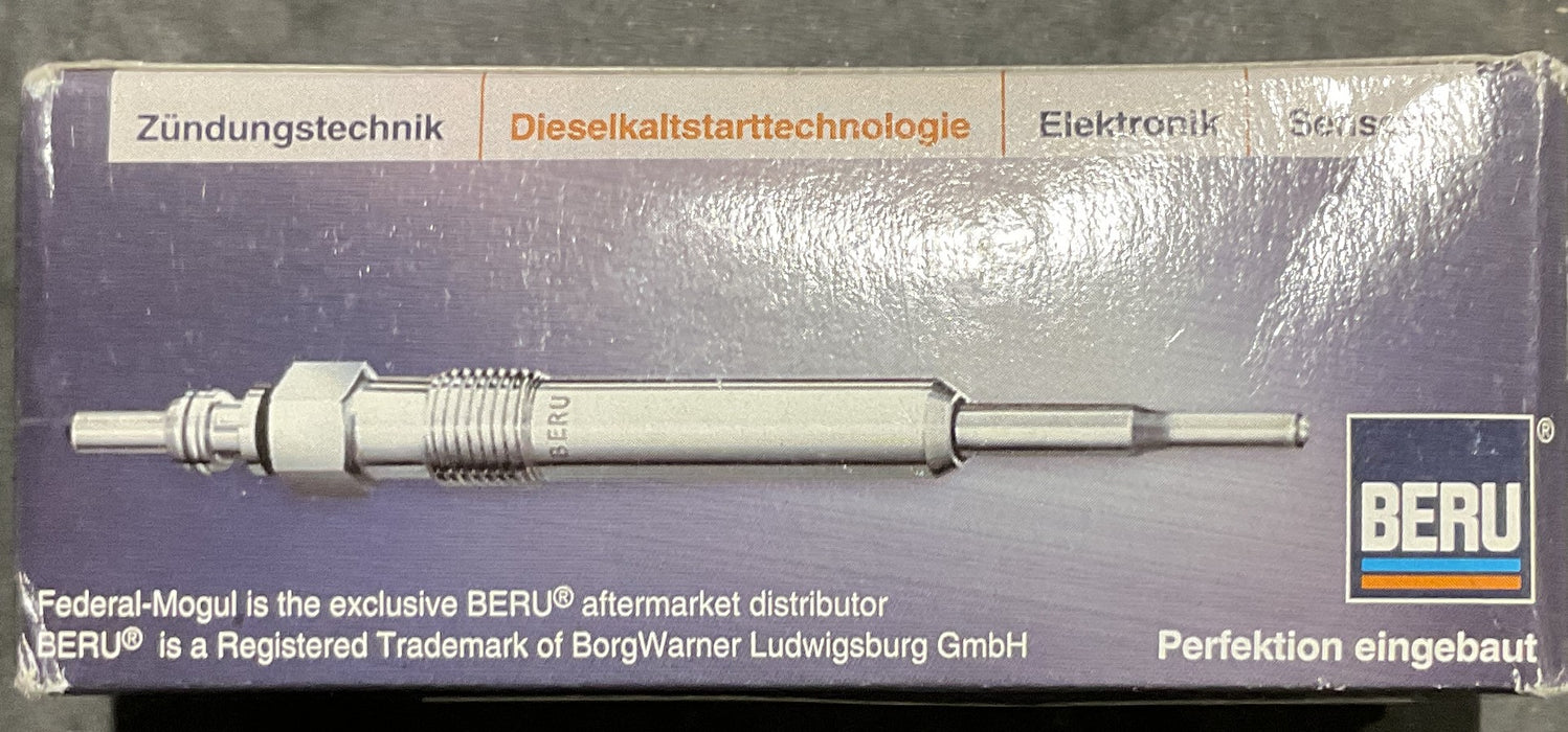 BERU GF973 Glow plug BERU 0101223456 12V 29A M20x1,5 Length: 96 mm, 20 Nm