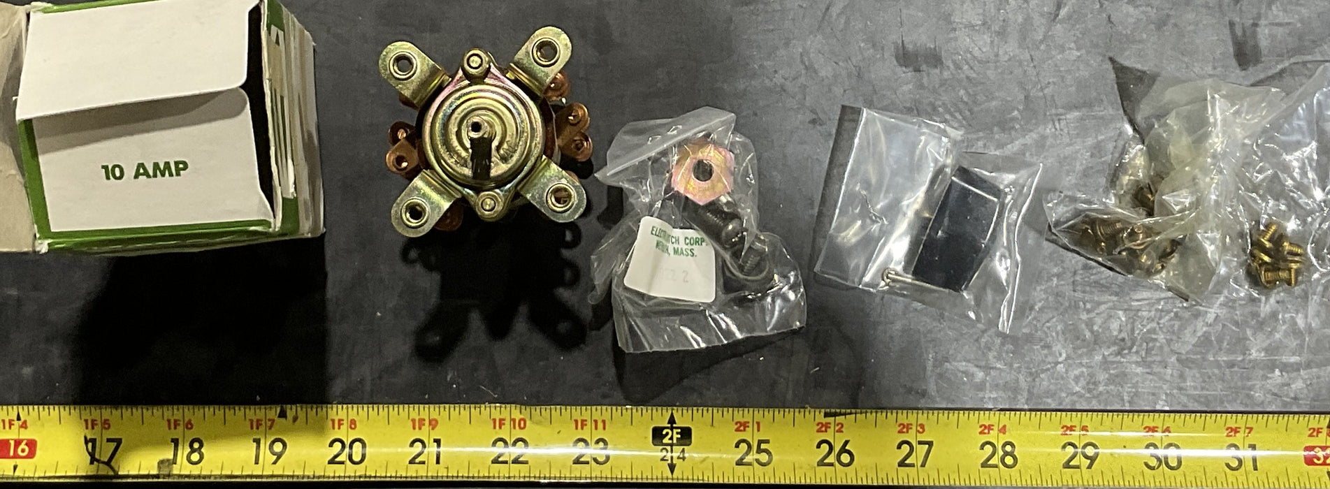 New ElectroSwitch Rotary Switch 10A 125VAC 121708AA-3