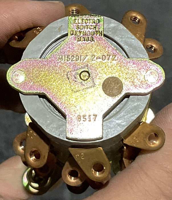 New ElectroSwitch Rotary Switch 10A 125VAC 121708AA-3