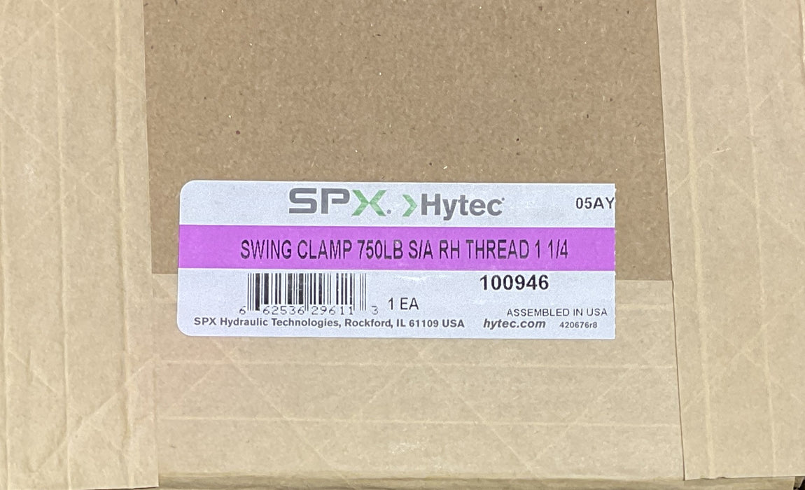 SPX HYTEC 100946 SWING CLAMP 750LB S/A RH THREAD 1 1/4