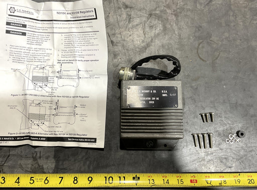 Niehoff regulator 28v 280 amp N1307-1 N3109