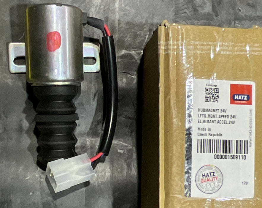 HATZ 01509110 2G40 Lifting magnet 2G30, 2G40, FUEL switch-off 24V
