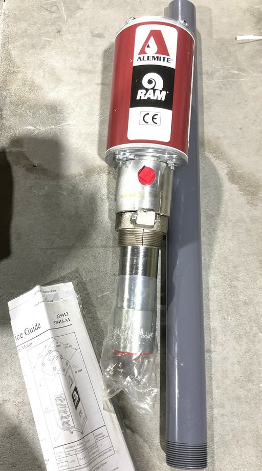 Alemite 9969-B Air Operated 5:1 Ratio Stub Oil RAM Pump New