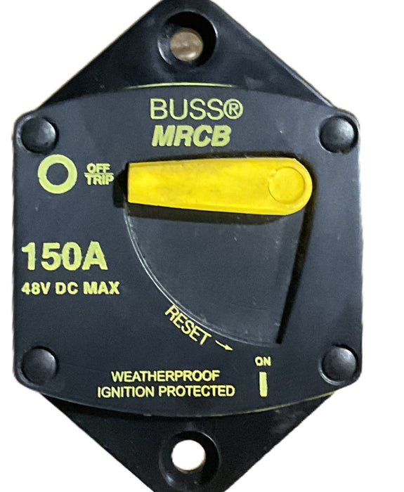 Blue Sea Systems 7048B Breaker Thermal 187 PanelMnt 150 187150p-03-1