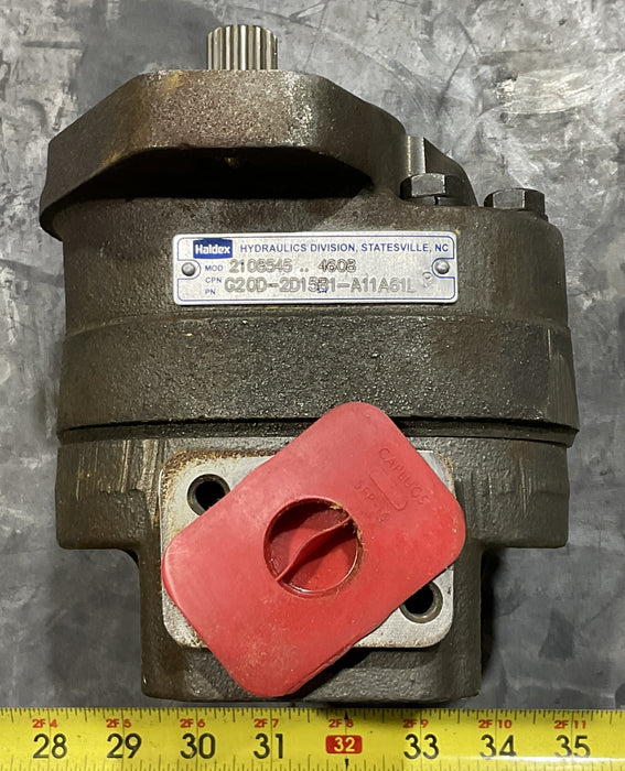 HALDEX G20D-2D15B1-A11A61L HYDRAULIC PUMP G20D2D15B1A11A61L MODEL 2108545 HEMTT