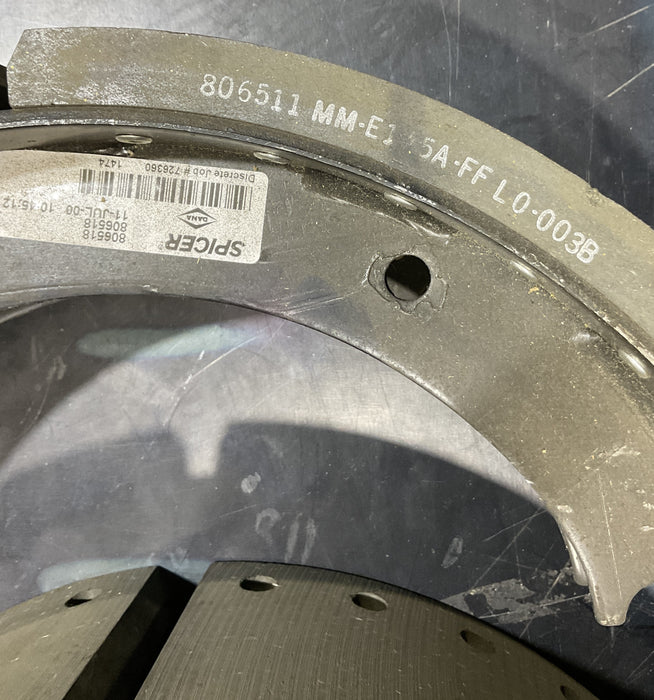 SPICER BRAKE SHOE KIT ETN0806518 ETN0807176 NAVISTAR 462425C91