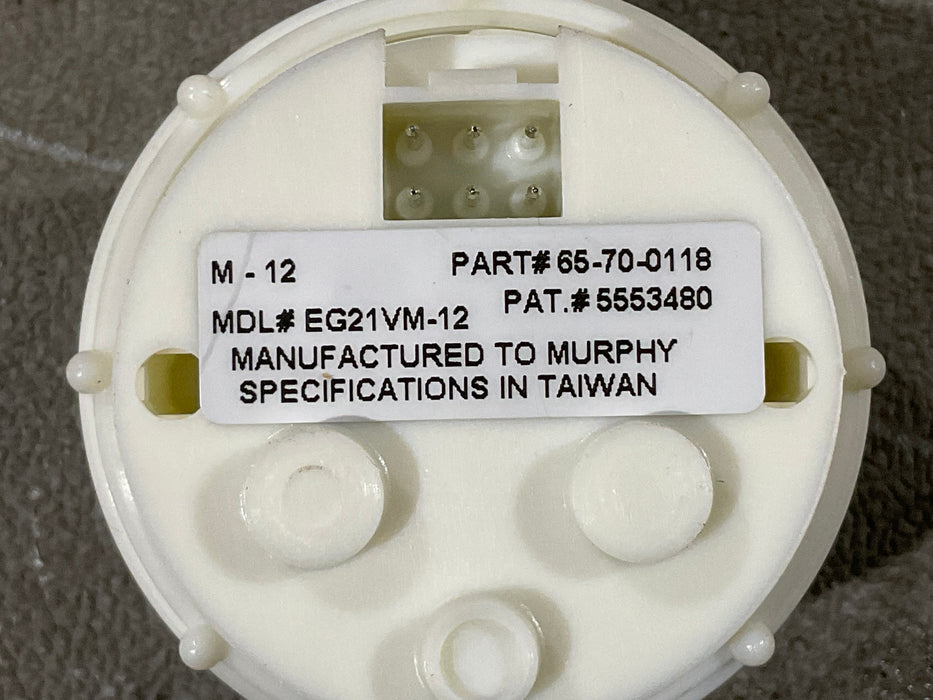 NEW MURPHY VOLT METER EG21VM-12 65700118