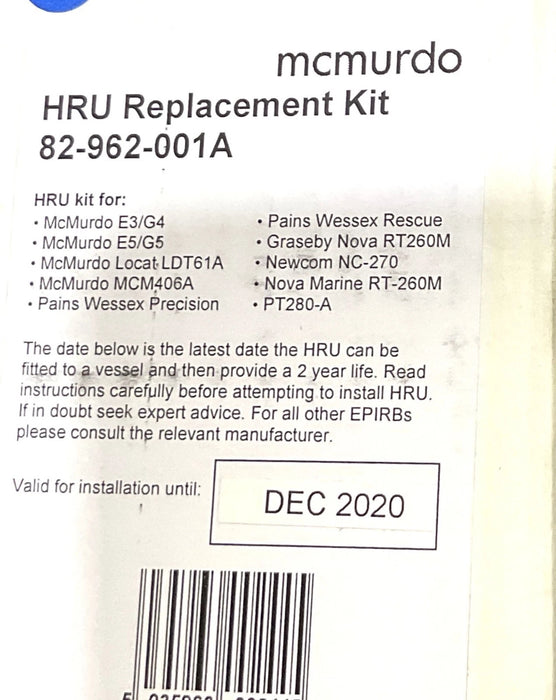 Hammar H20E Wireless position indicator hydrostatic pressure releaser