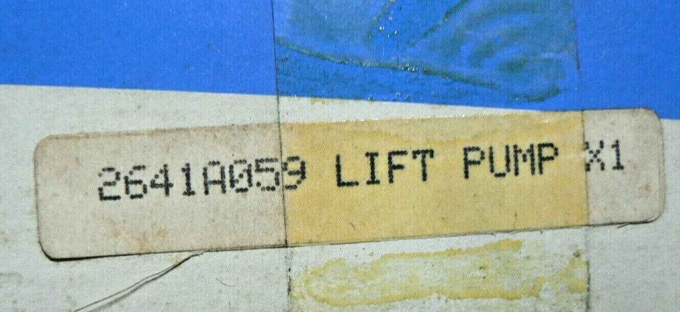 Perkins LIFT Pump 4.107/4.108 2641A059 ULPK0017 7971304 Fuel PUMP 1446146M91