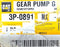 GENUINE NEW CAT 3P-0891 GEAR PUMP APPL: 12G 160G 140G 130G 120G