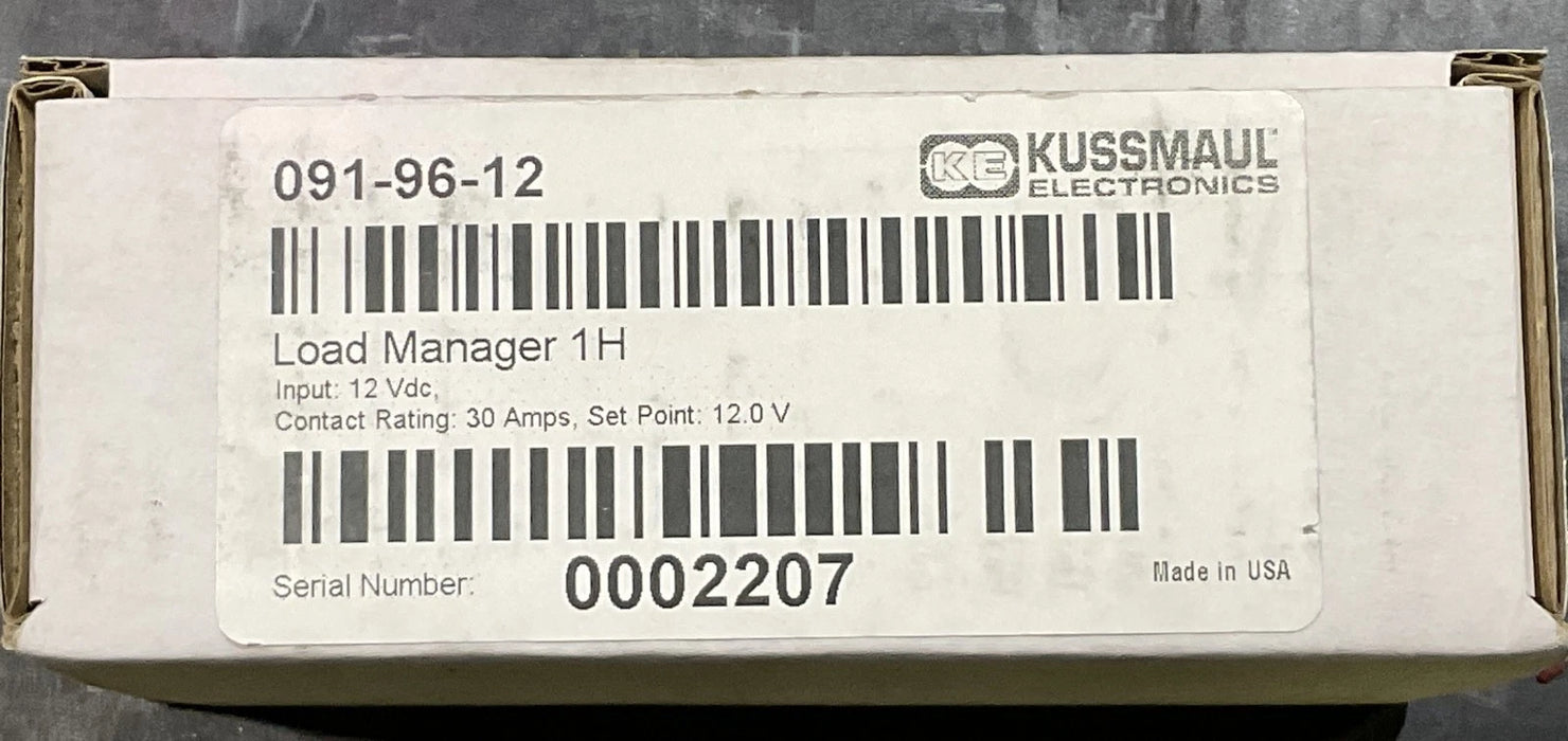 KUSSMAUL 091-96-12 Load Manager 1H SKY SKJQ-1C-12VDC