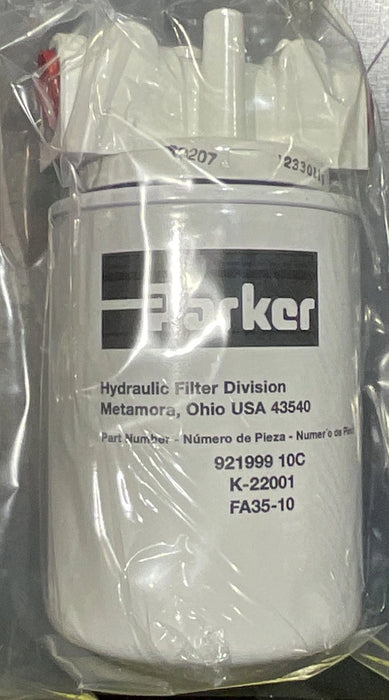 NEW PARKER 921999 10C HYDRAULIC OIL FILTER With Head Assembly