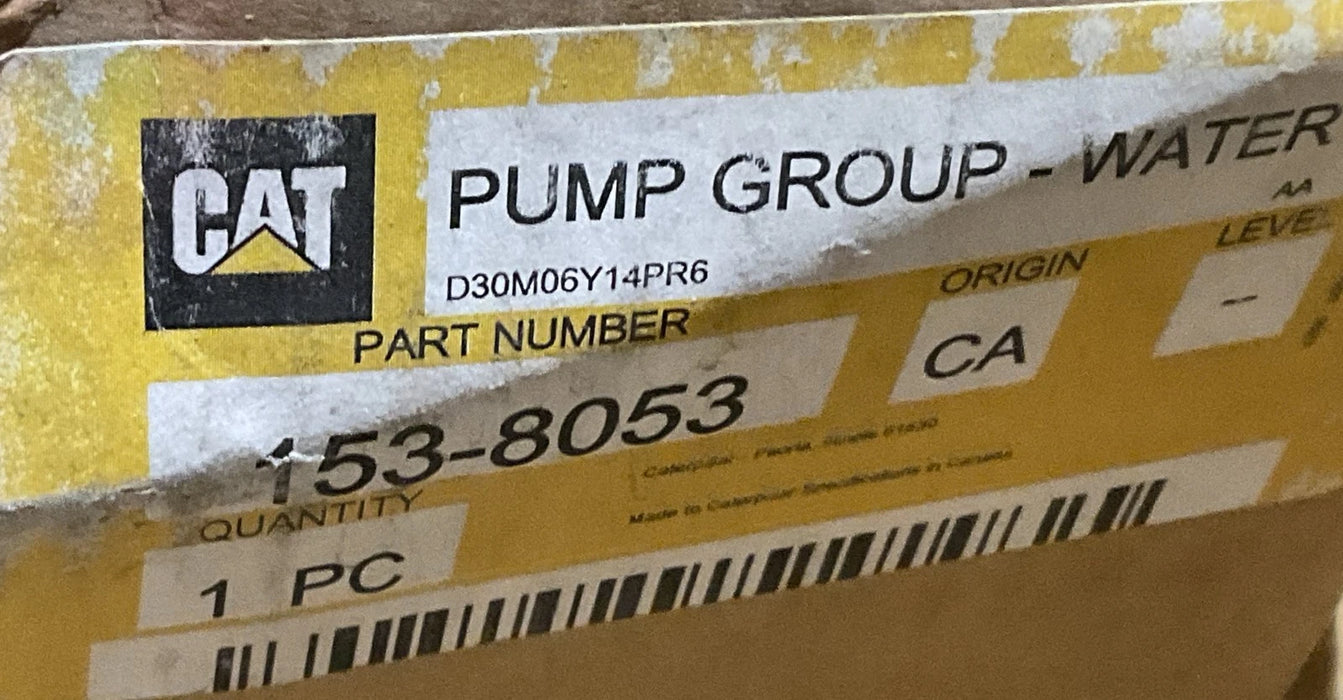 CAT WATER PUMP 153-8053 3176C C-10 C-12 3176B 3176C 3176B 3196 W345B
