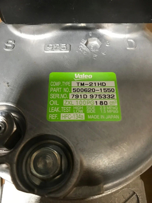 NEW MRAP A/C Compressor 107611300C VALEO TM-21HD 500620-1550 24V A/C