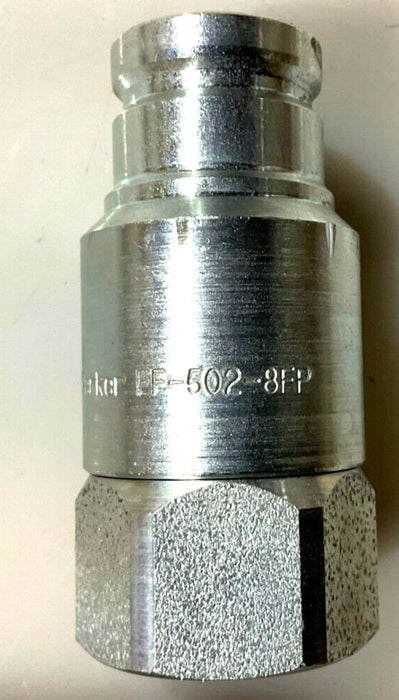 Hydraulic Quick Connect Hose Coupling FF-502-8FP Push-to-Connect Lock 1/2"-14
