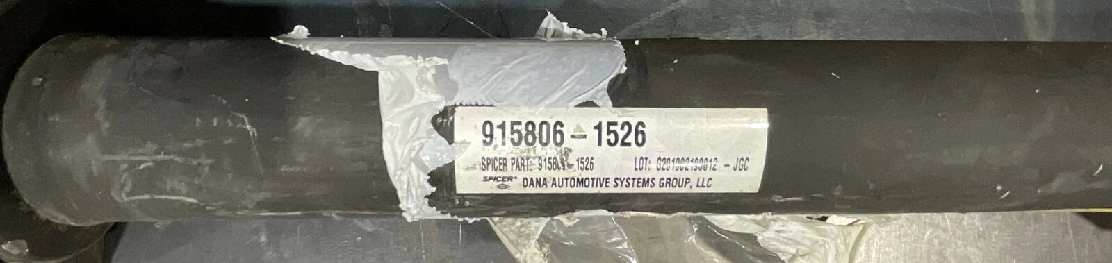 MODEL M1097 PROPELLER SHAFT 12342620 5935395 2520-01-356-9189