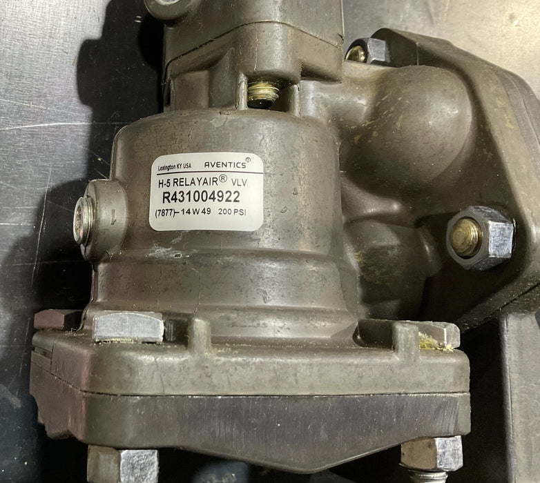 Aventics R431004920 H-5 Relayair Valve, 200 PSI Max 4820-01-387-7249