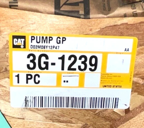 GENUINE 3G1239 HYD. PUMP 621B 621E 627B SCRAPER
