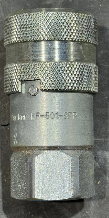 PARKER-HANNIFIN FF-501-8FP Flat Face Quick Coupling 1/2" FNPT FF SERIES