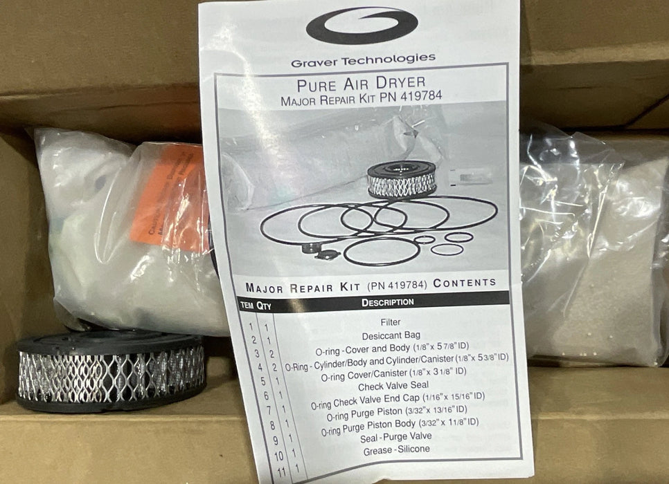 FMTV LMTV Air Drier Dehydrator Parts Kit Haldex DQ-6030,419784, 4440-01-337-7324