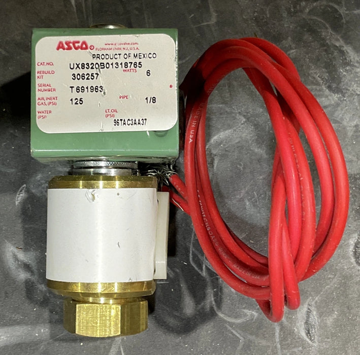 ASCO SOLENOID VALVE UX8320B01318765 ASCO 306257