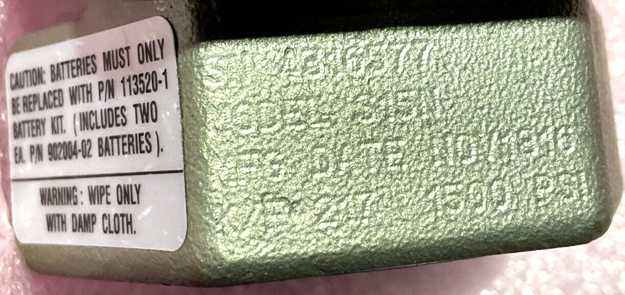 John Ernst RATE OF FLOW INDICATOR Model 319-04-S-150 S15N