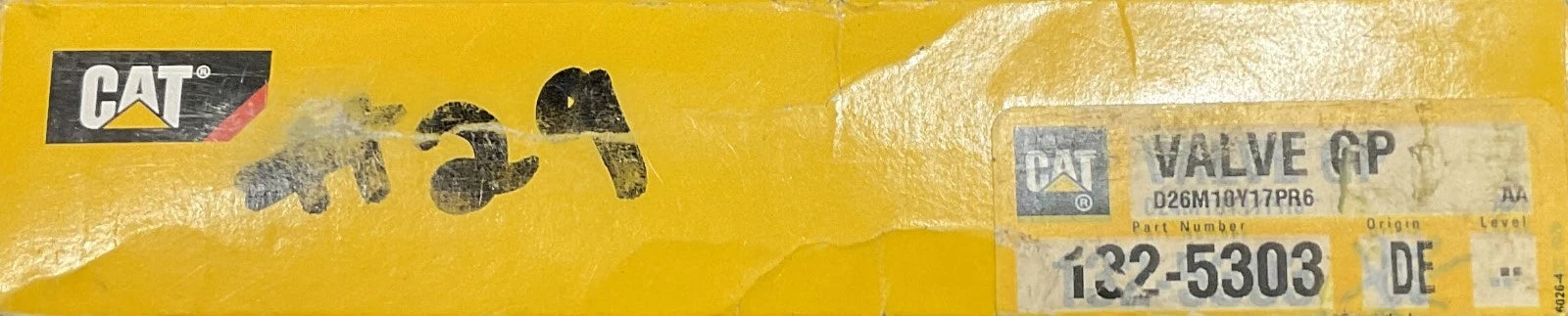 CAT 132-5303 Valve Caterpillar 1325303 Loader Oil Pressure Regulating Valve