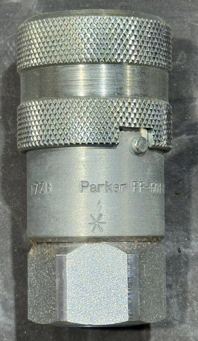 PARKER-HANNIFIN FF-501-8FP Flat Face Quick Coupling 1/2" FNPT FF SERIES