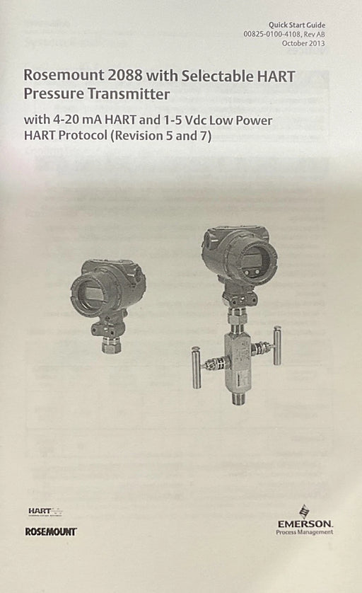 ROSEMOUNT 2088 MOTIONAL PICKUP TRANSDUCER 4981P5100-5 6695-01-304-6236