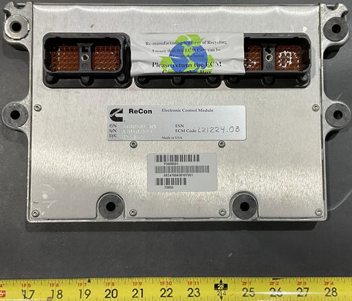 ECM REMAN BY CUMMINS 3408501-RX 3681404N L21224.08 ISX15 QSX15 ISM11 M11 QSM11