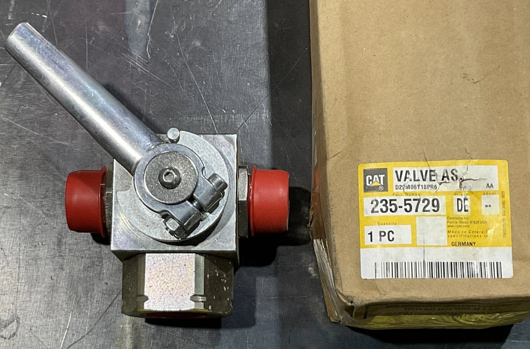 CAT BALL VALVE 235-5729 416E 420D 420E 430D 430E 416D Three Way Ball Valve