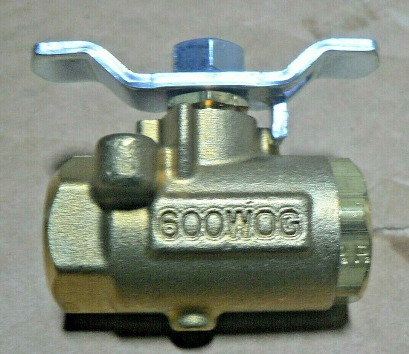 PARKER-HANNIFIN XV502P-4-04 BRASS 1/4" PIPE THREAD 600WOG CUMMINS A026H821