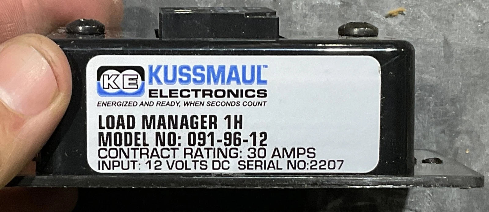 KUSSMAUL 091-96-12 Load Manager 1H SKY SKJQ-1C-12VDC