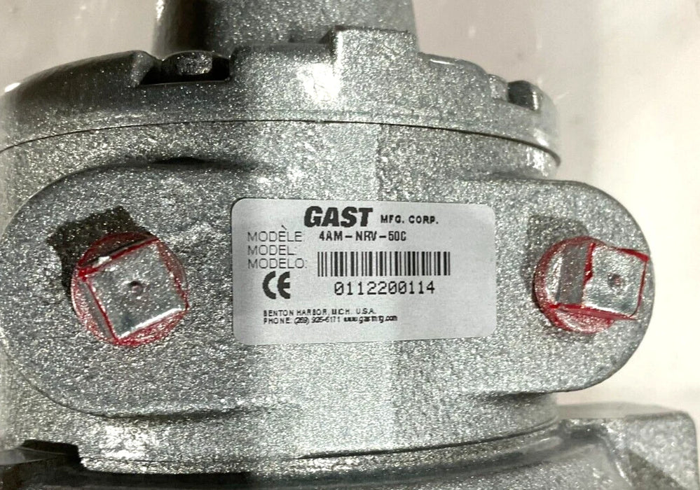 GAST 4AM-NRV-50C 3000 RPM 1.7 HP 56C mount