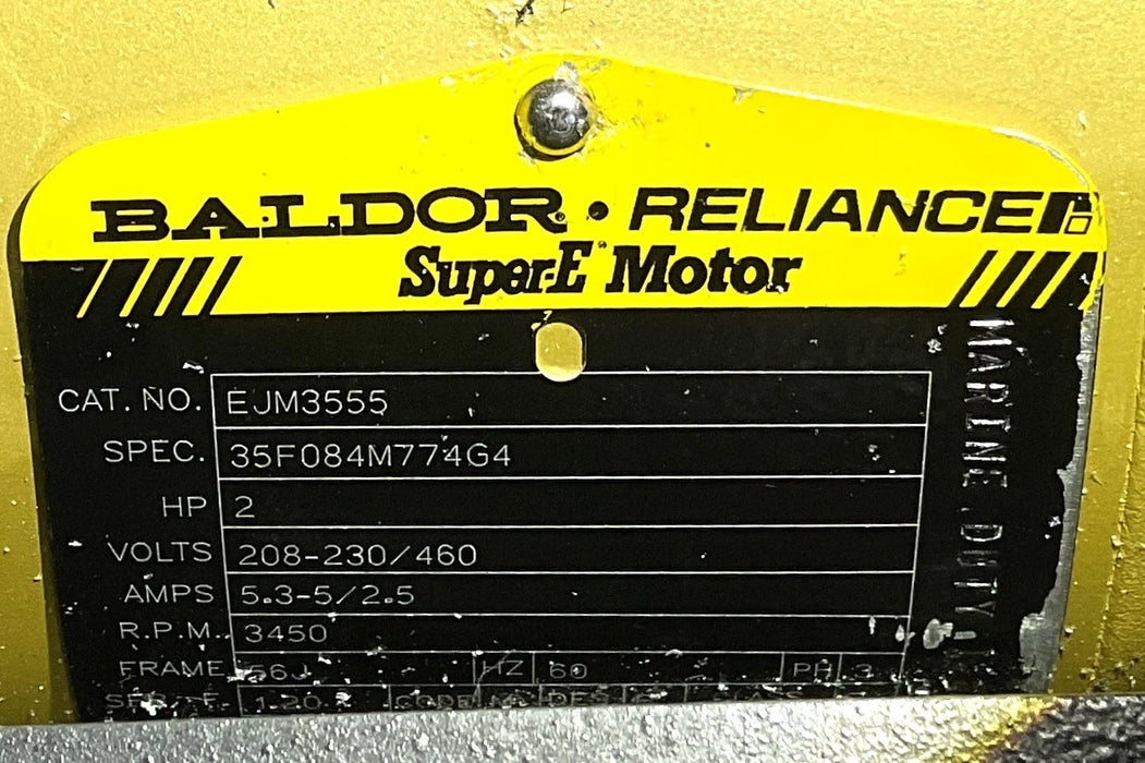 AMPCO Pump Model ABKC2-121 208-230V/ 460 60Hz 2HP Motor