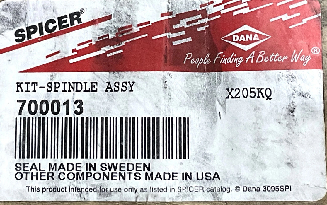 SPICER 700013 1977-1991 Chevy GM K30 K35 V30 4x4 Dana 60 Front Axle Spindle