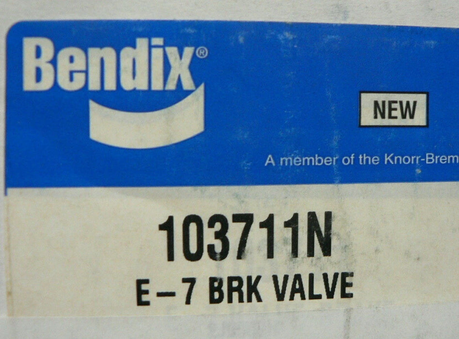 BENDIX E-7 103711N DUAL AIR BRAKE FOOT TREADLE VALVE