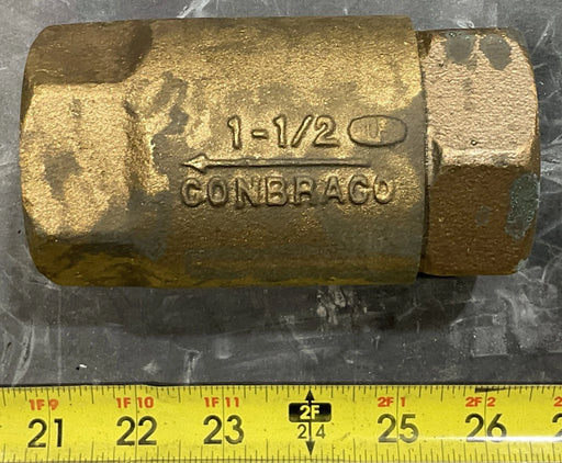 Conbraco Bronze Threaded Check Valve 1-1/2 Oshkosh 106369A 4820-01-092-1642