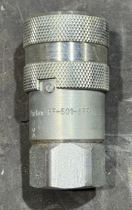 PARKER-HANNIFIN FF-501-8FP Flat Face Quick Coupling 1/2" FNPT FF SERIES