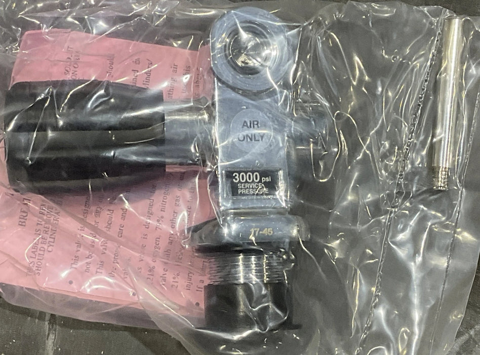 AQUALUNG K Valve 054010 {3000PSI} for Scuba Diving Tank Cylinder