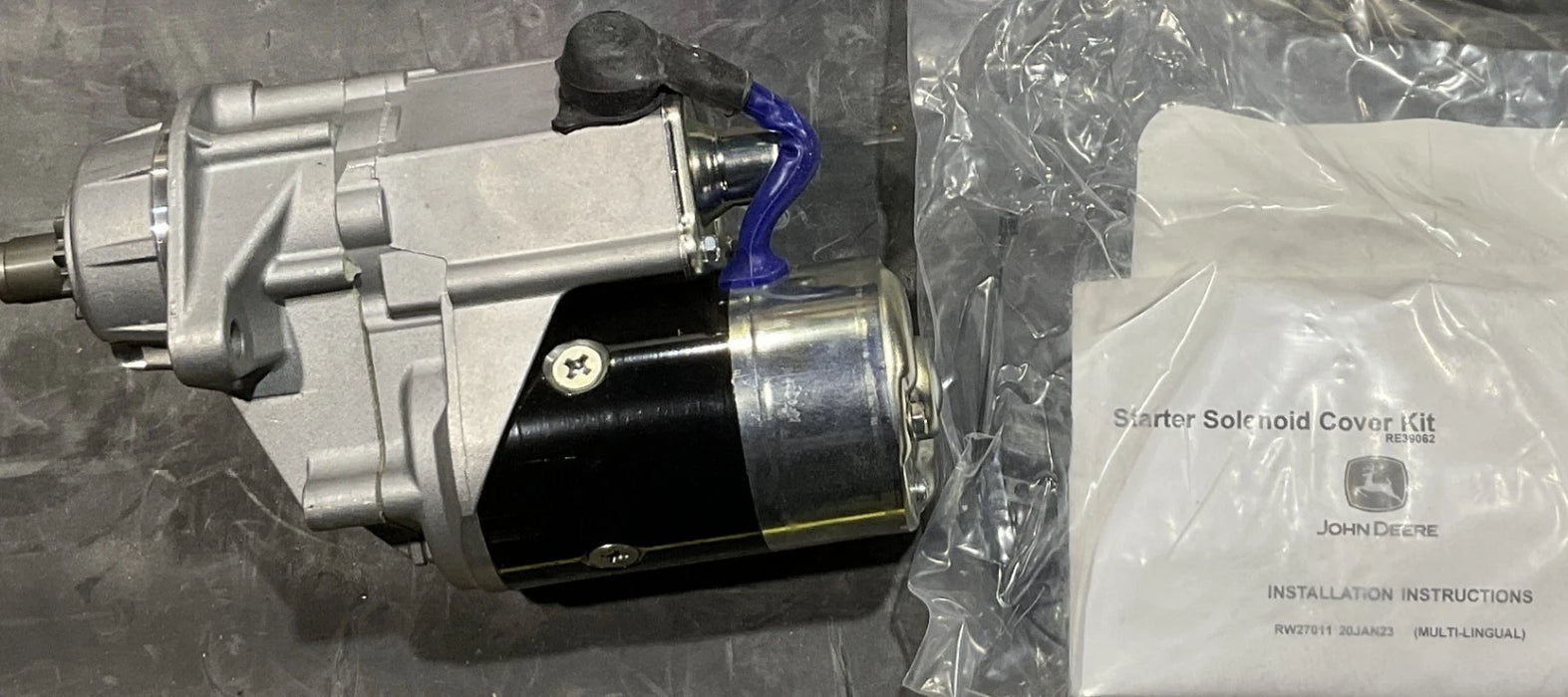 GENUINE John Deere RE527363 24V Starter DENSO 128000-8304