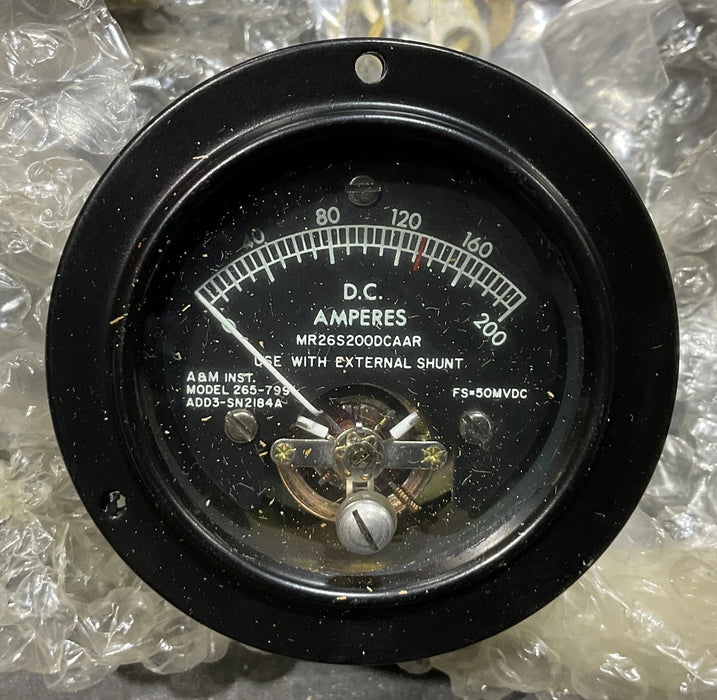 A&M AMMETER MODEL 265-799