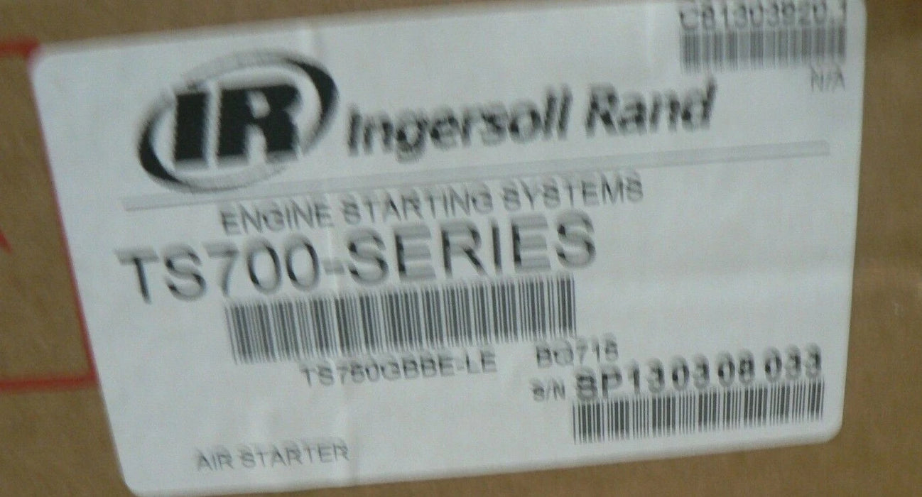 INGERSOLL RAND TS700 SERIES STARTER TS750/401RM/VRM-244